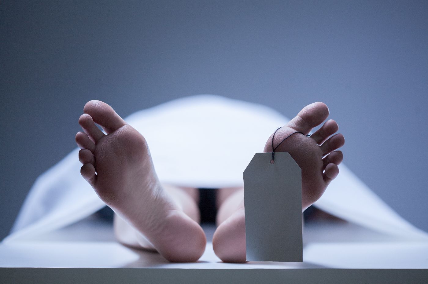 Close-up,Of,Human,Feet,In,The,Morgue